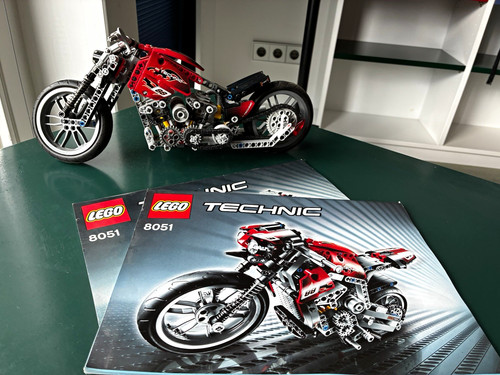 Lego technic 8051 motorrad - lego,