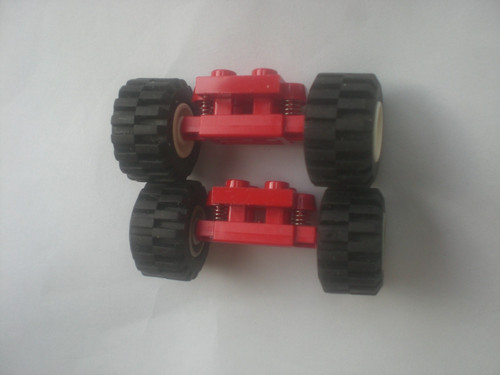 Lego 2484 federachse rot - 2x,